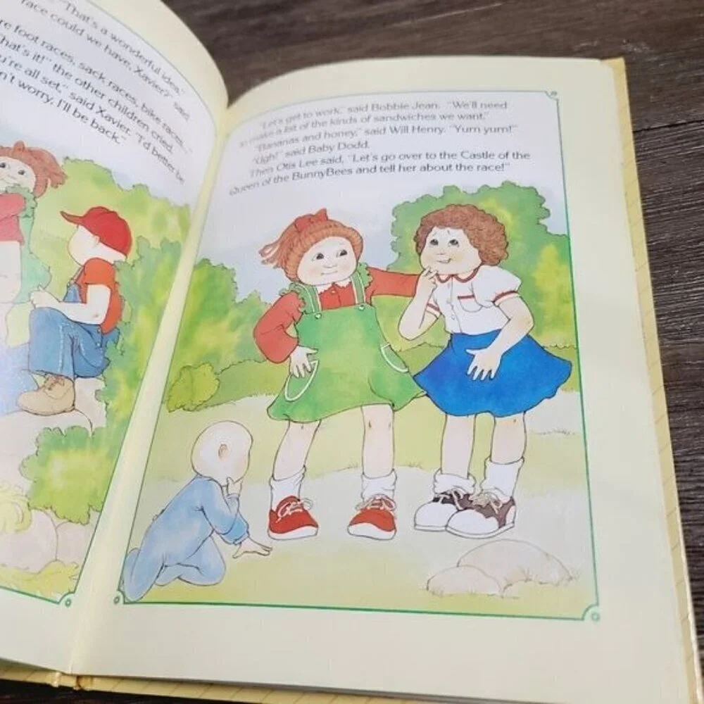Vintage 80s 1984 Cabbage Patch Kids The Bicycle Race Children's Picture Book